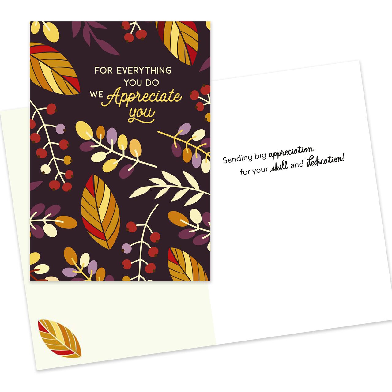 Grateful for You Assorted Thanksgiving Cards 25 Pack image number 3