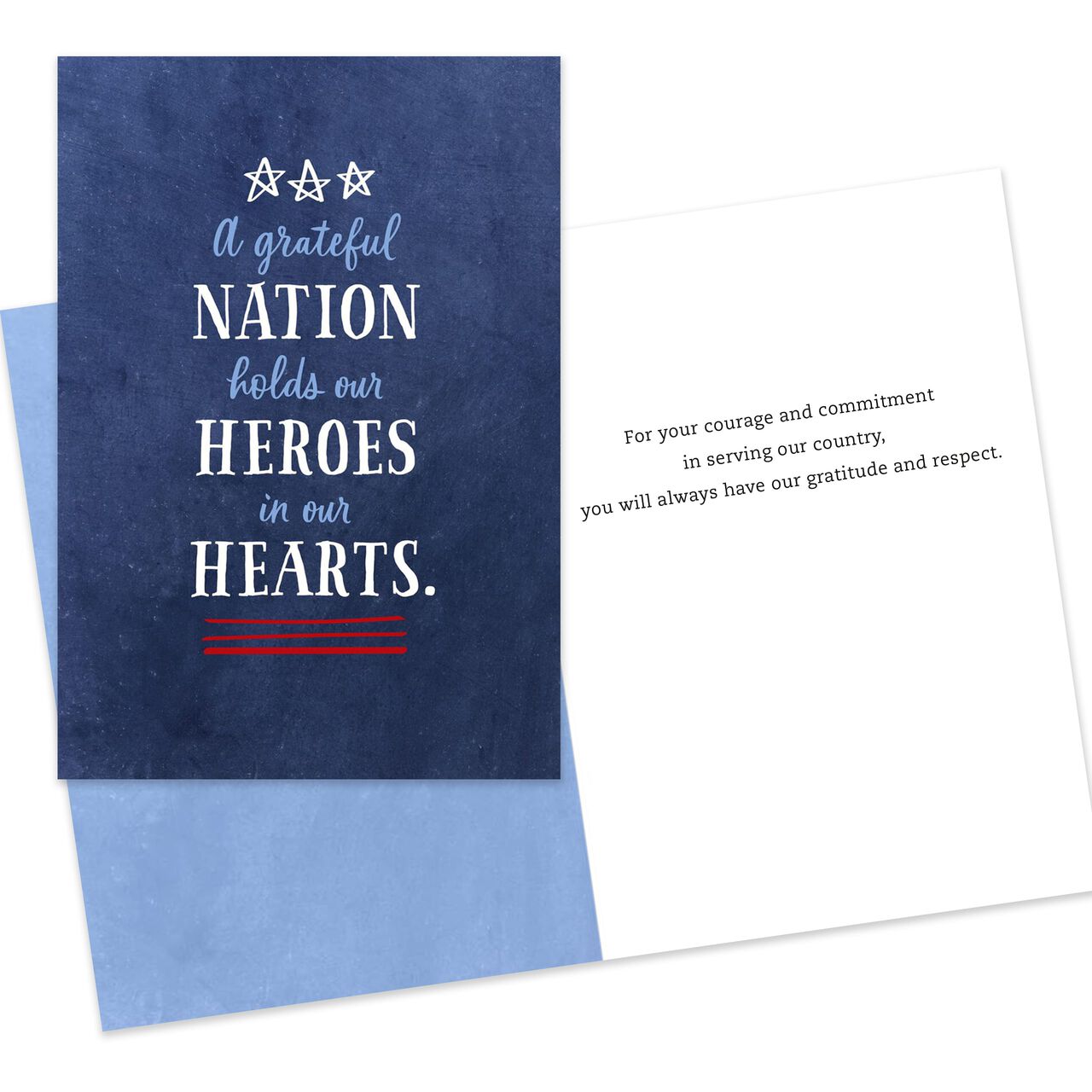 Heroes in Our Hearts Veterans Day Card image number 1
