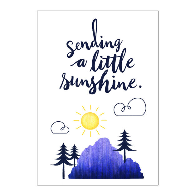 Sunny Mountaintop Thinking of You Card