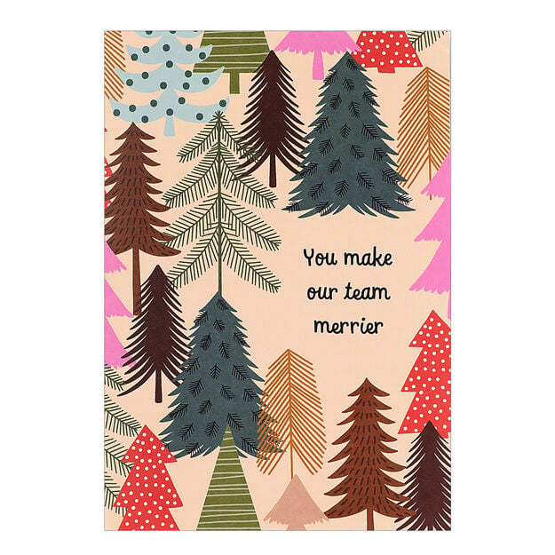 Make It Merrier Holiday Employee Appreciation Card