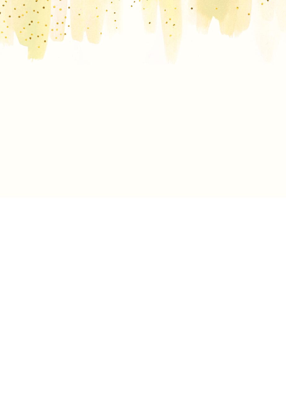 Yellow Dots Watercolor Customer Appreciation Card