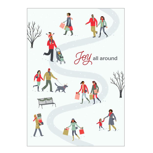 Joy All Around Holiday Card