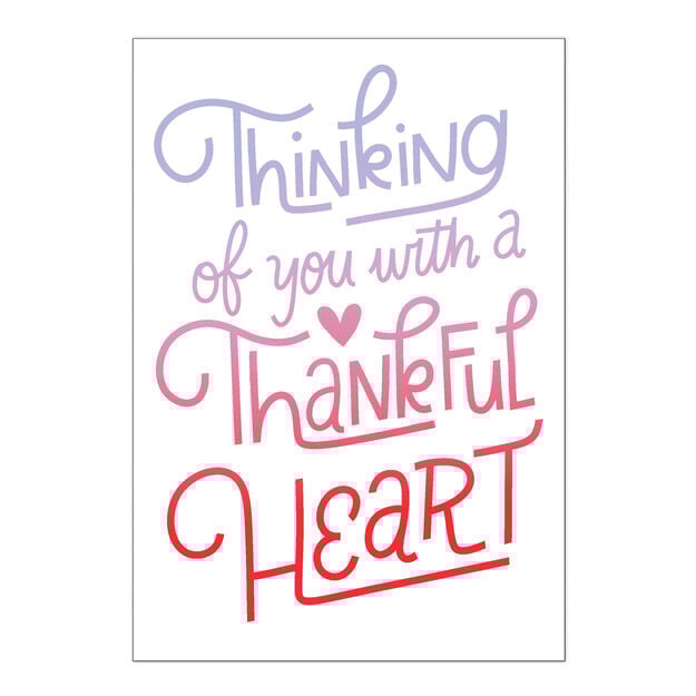 Thankful Heart Valentine’s Day Card