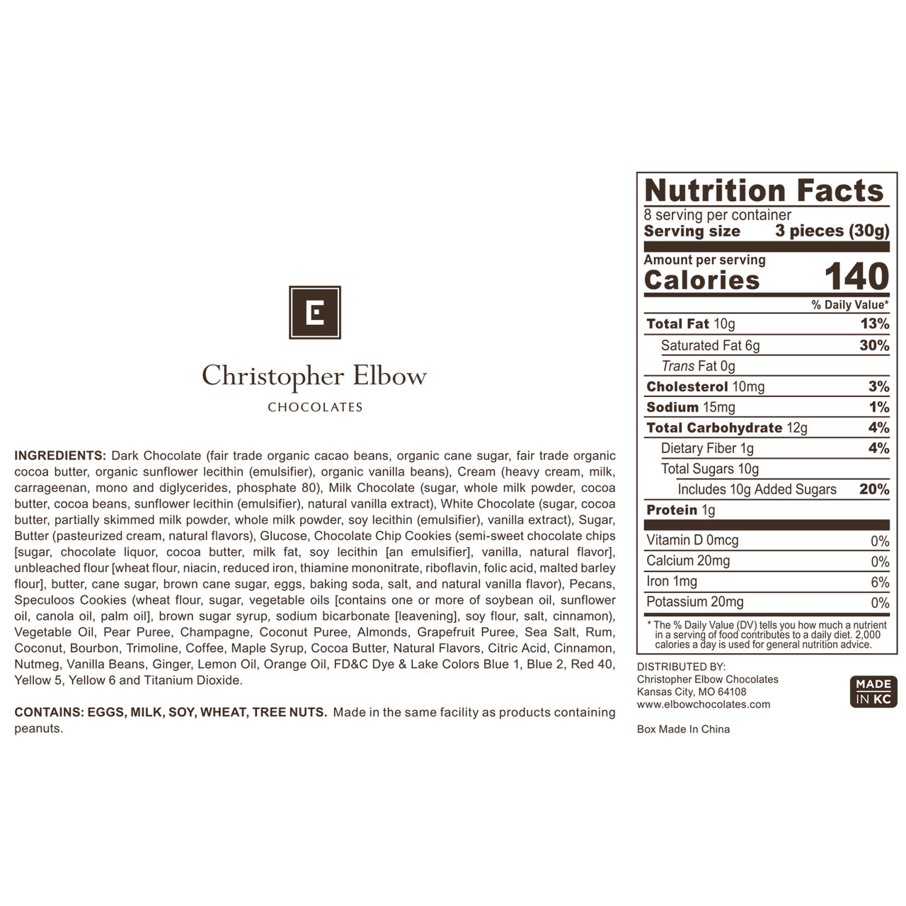 Christopher Elbow 24-Piece Holiday Chocolate Assortment image number 2