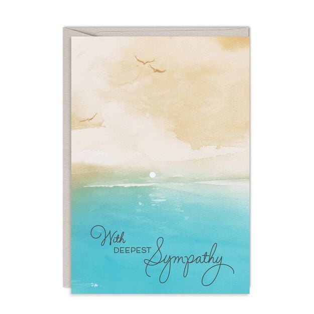 Waterscape Sympathy Card