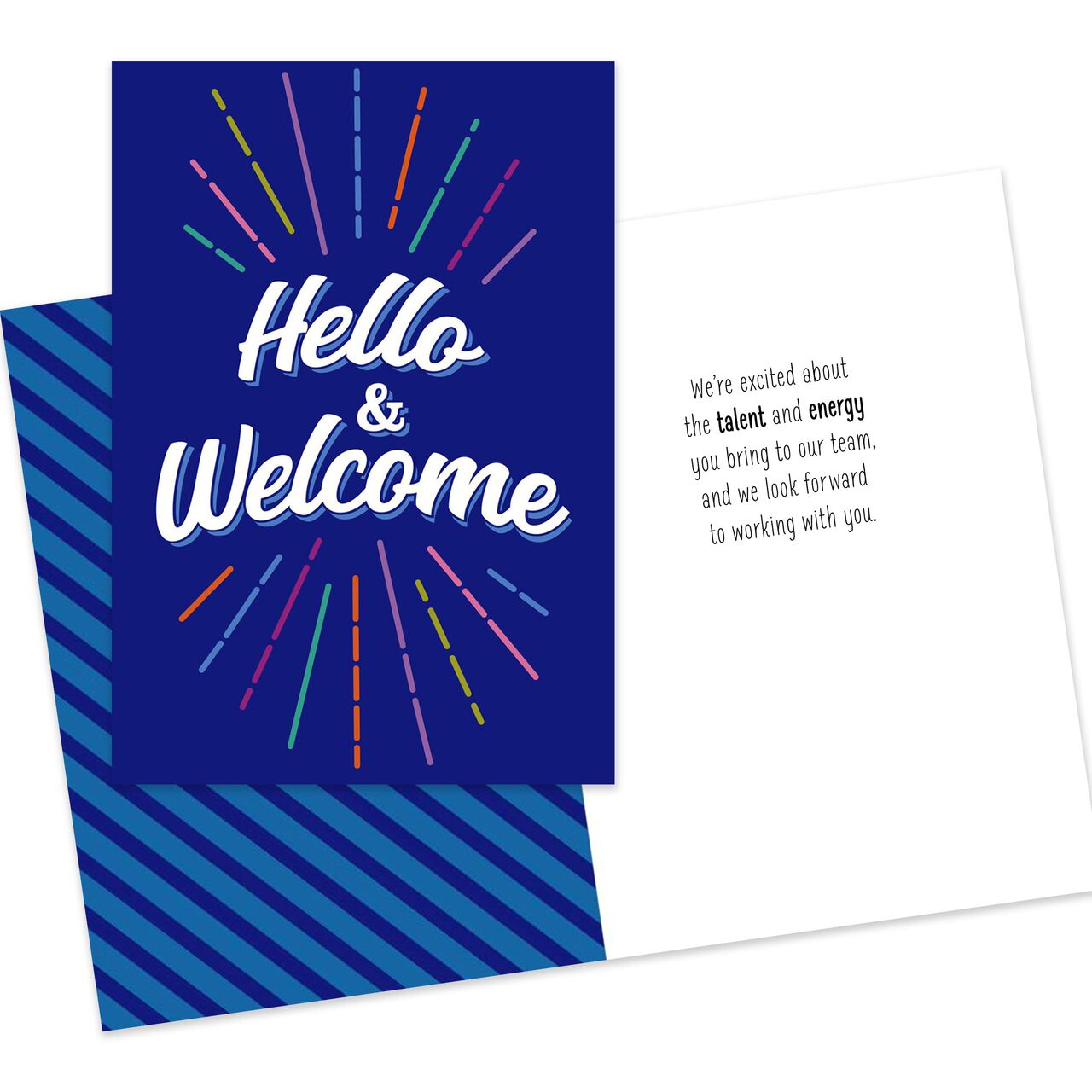 Workplace & Team Assorted Welcome Cards 25 Pack image number 2