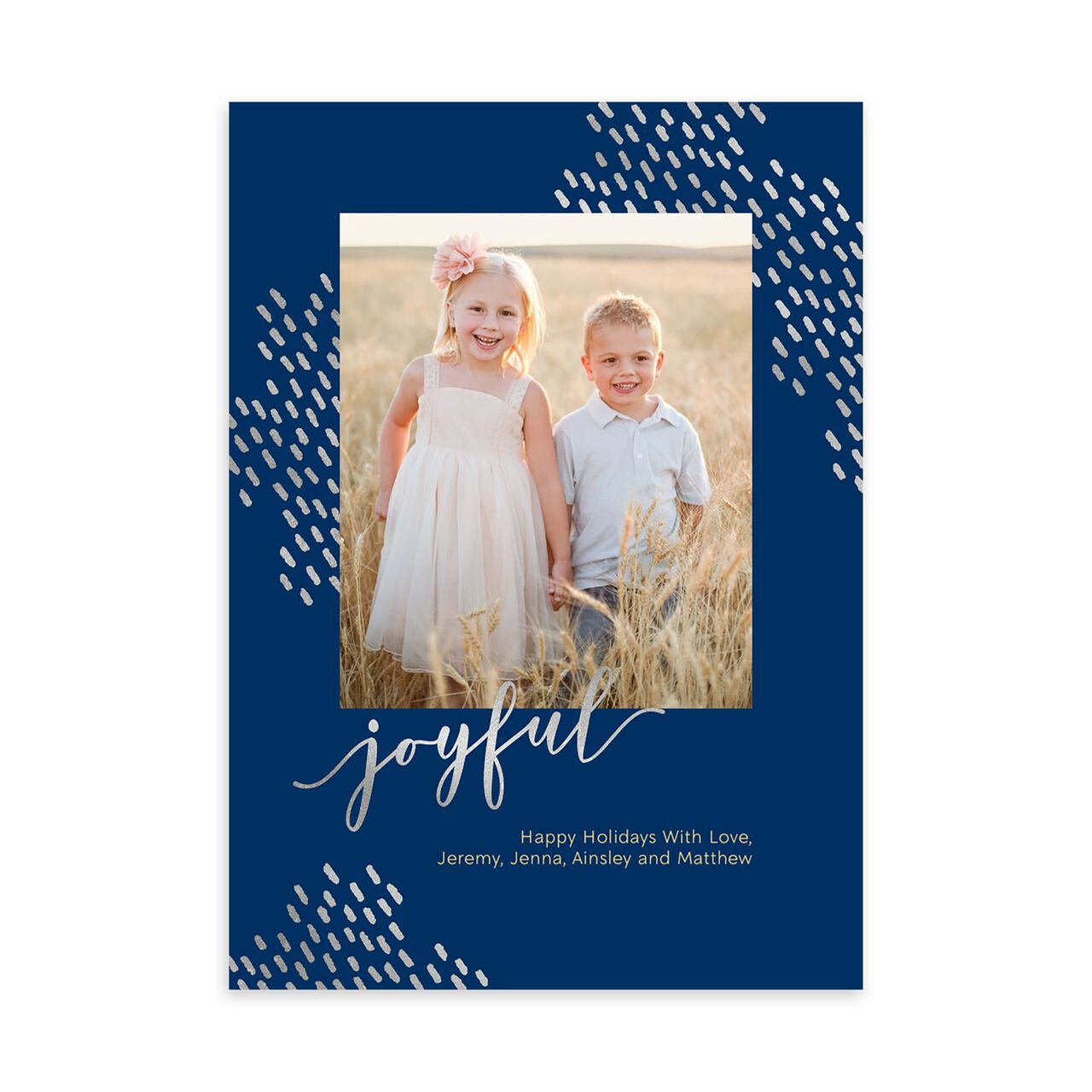 Joyful & Shining Holiday Photo Card image number 0