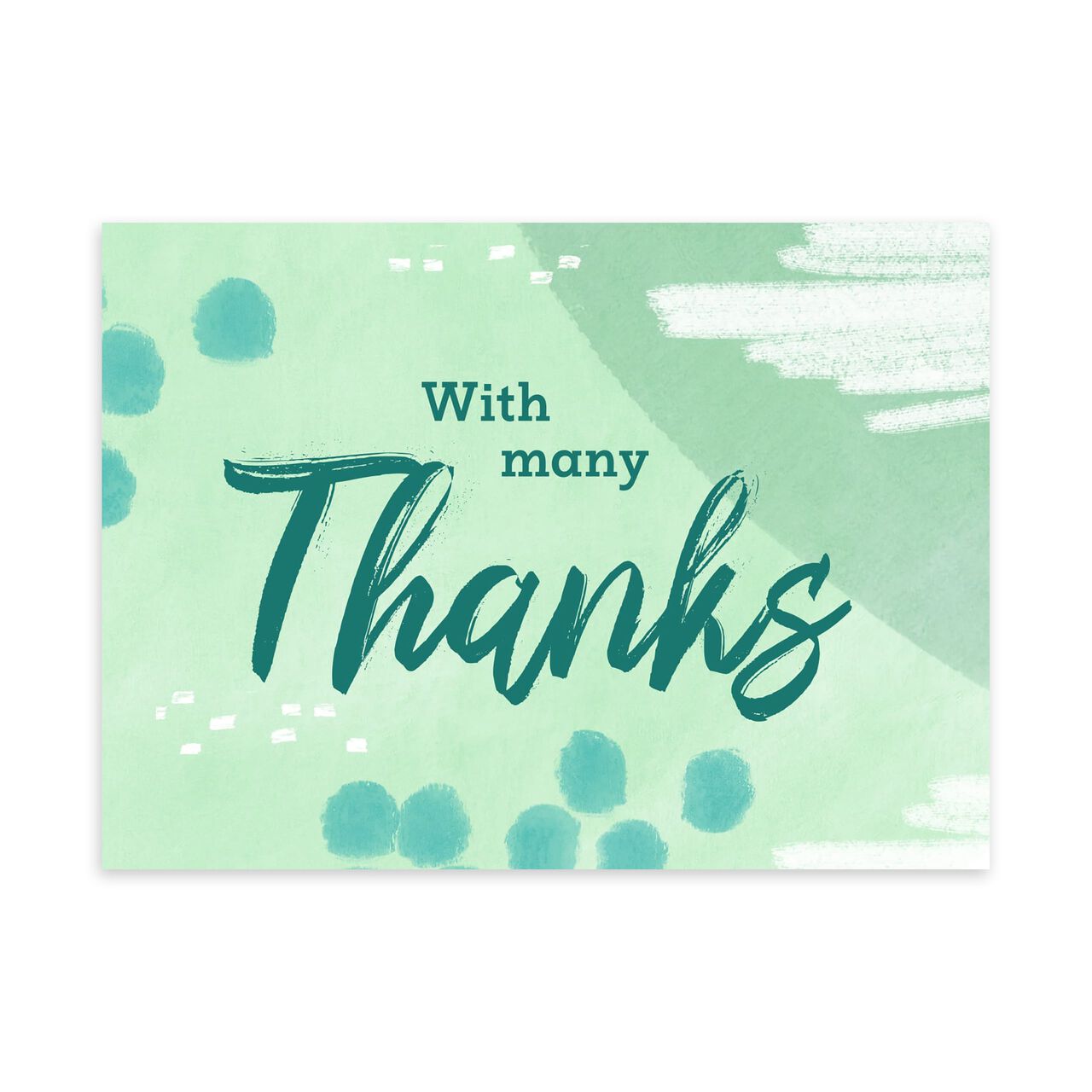 Assorted Vibrant Blank Thank You Notecards 50 Pack image number 4