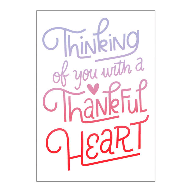 Thankful Heart Valentine’s Day Card