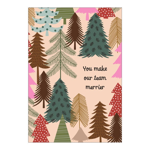 Make It Merrier Holiday Employee Appreciation Card