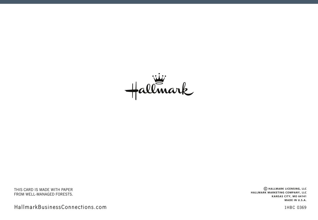Blue Diamond Thanks for Business Card