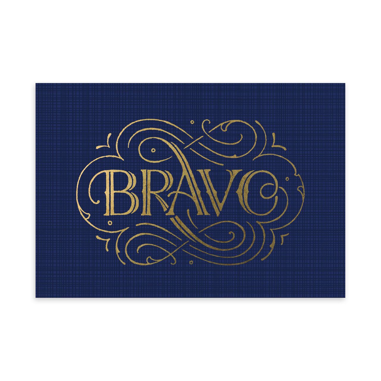 Gold Bravo Congratulations Card image number 0