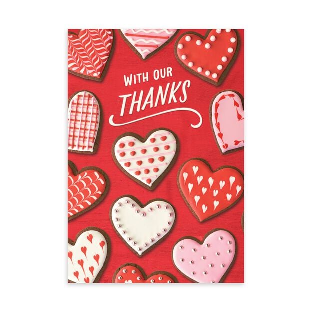 Hallmark Pack of 24 Assorted Valentine's Day Cards - Heart Deco