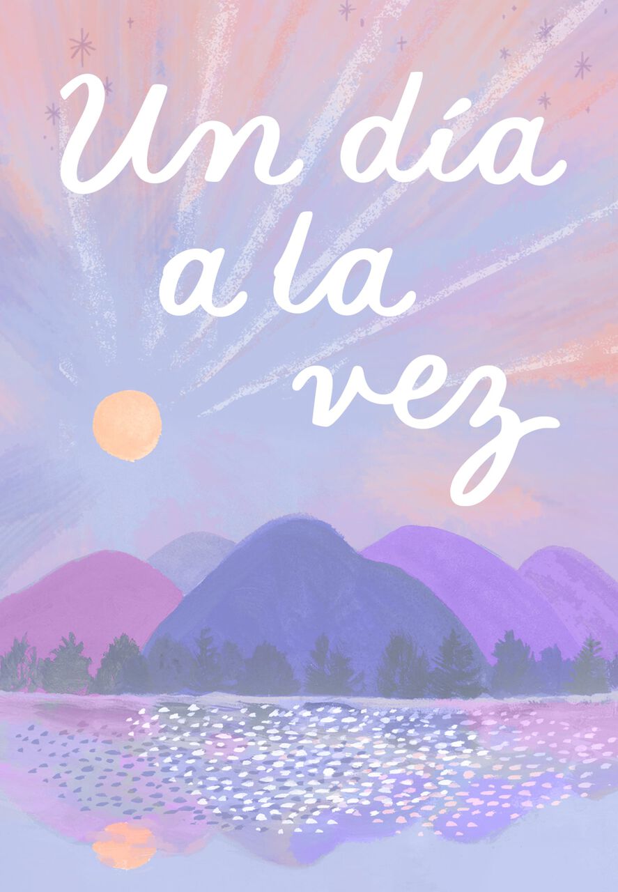 One Day at a Time Spanish Caring Thoughts Card