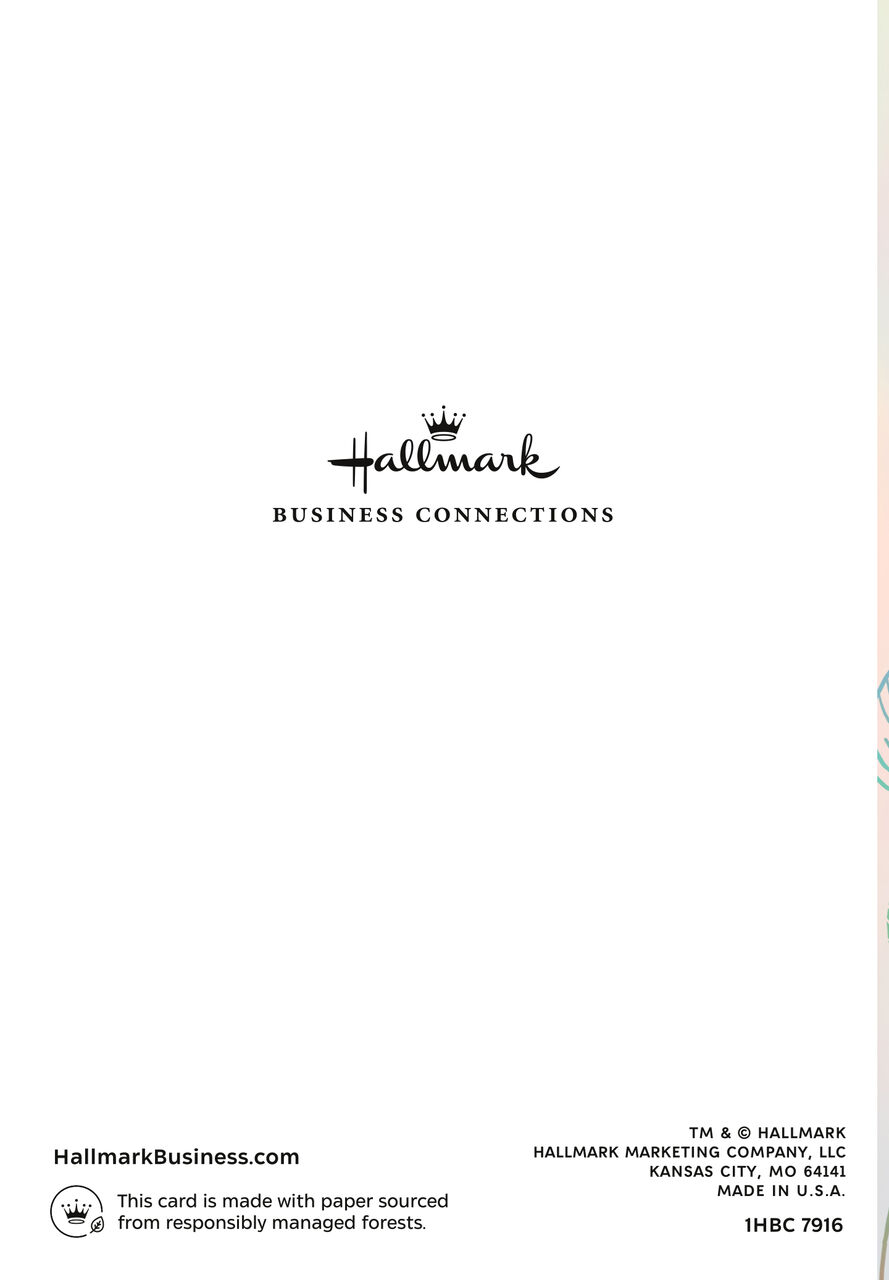 Ombr&eacute; Floral Mother's Day Card