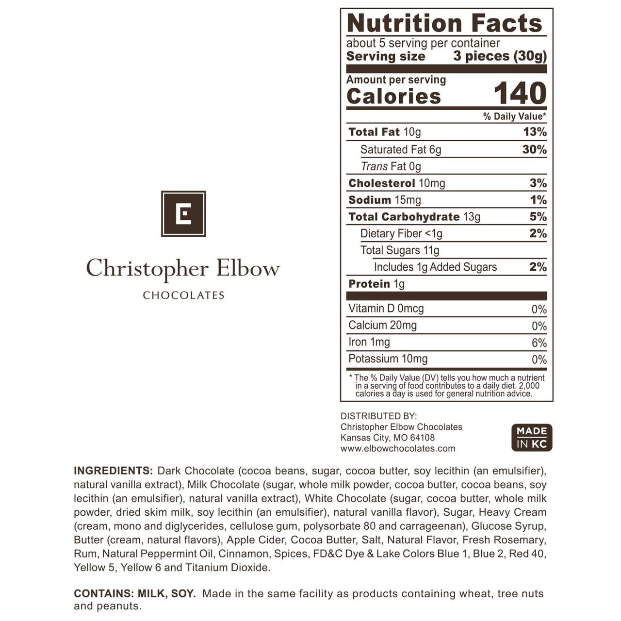 Christopher Elbow 24-Piece Signature Chocolate Assortment image number 2