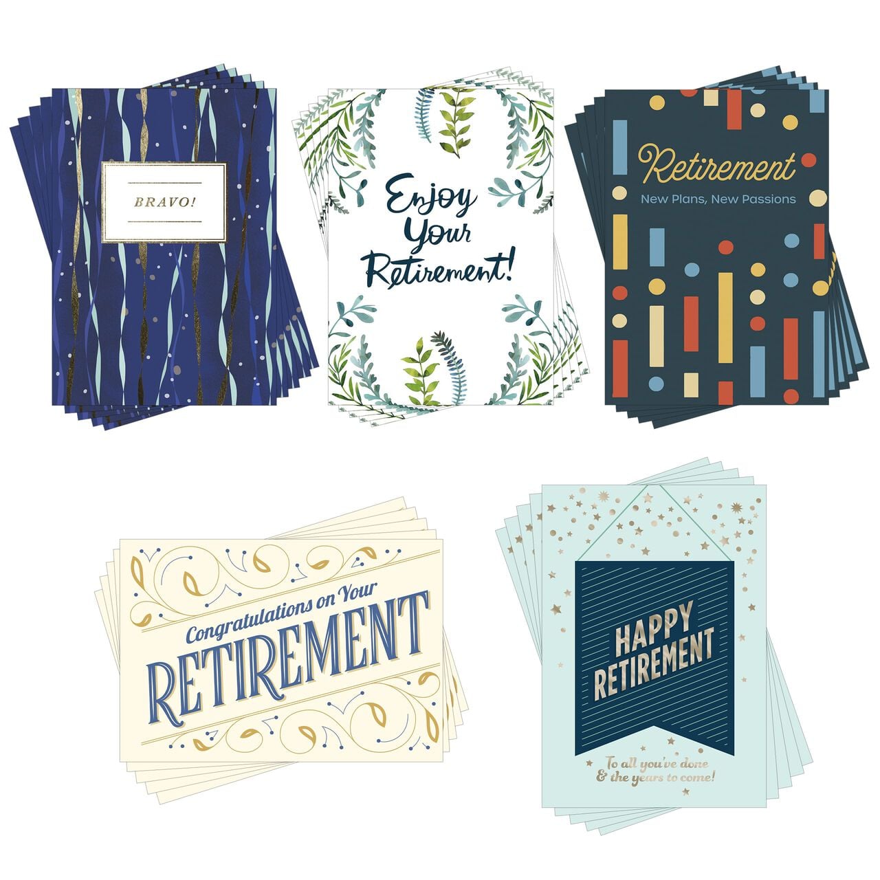 Assorted Retirement Cards 25 Pack image number 0