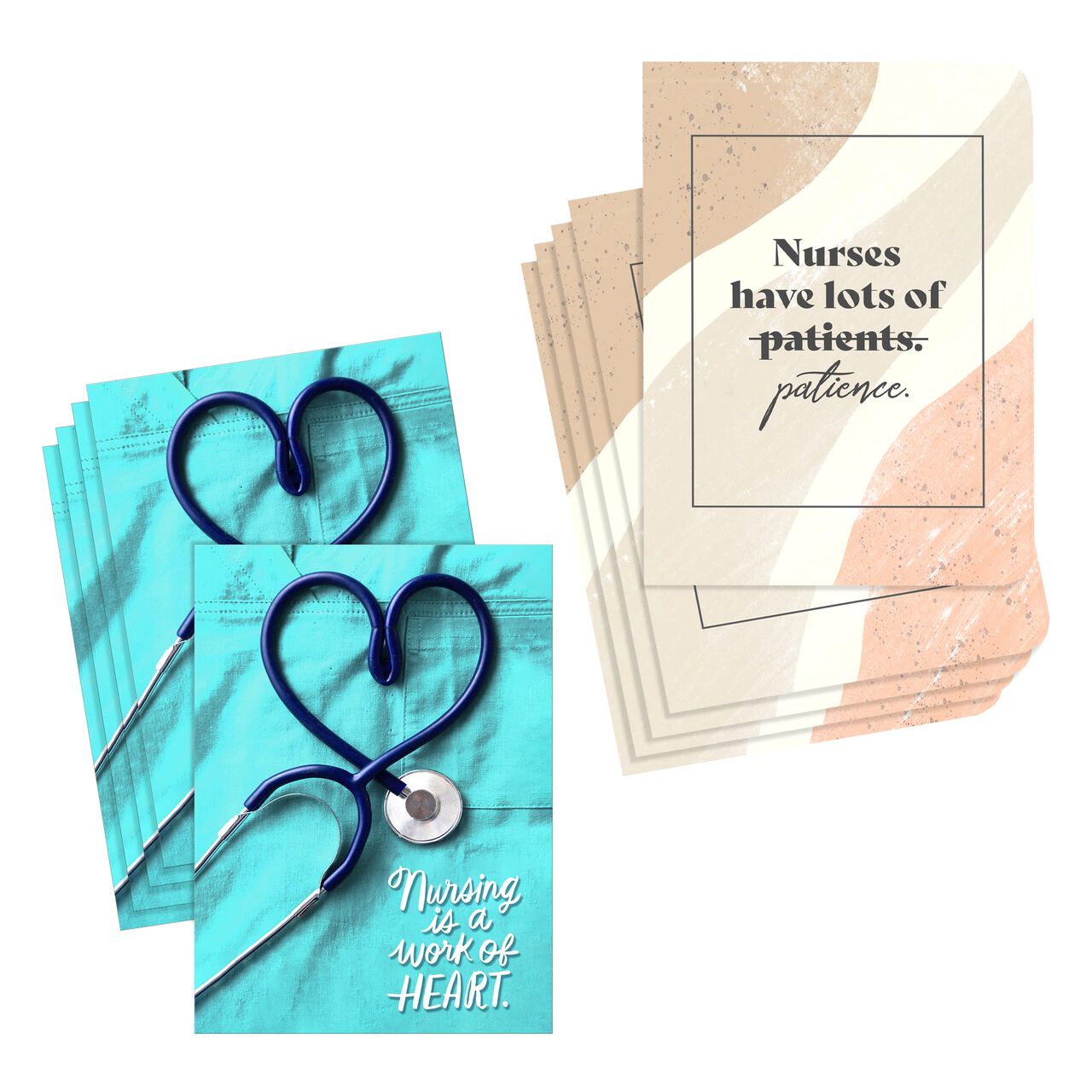 Heart & Patience Nurse Appreciation Notebook & Card Gift Bundles Set of 5 (10 Items) image number 6