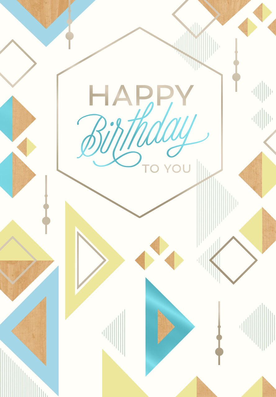 Elevated Professional Birthday Card