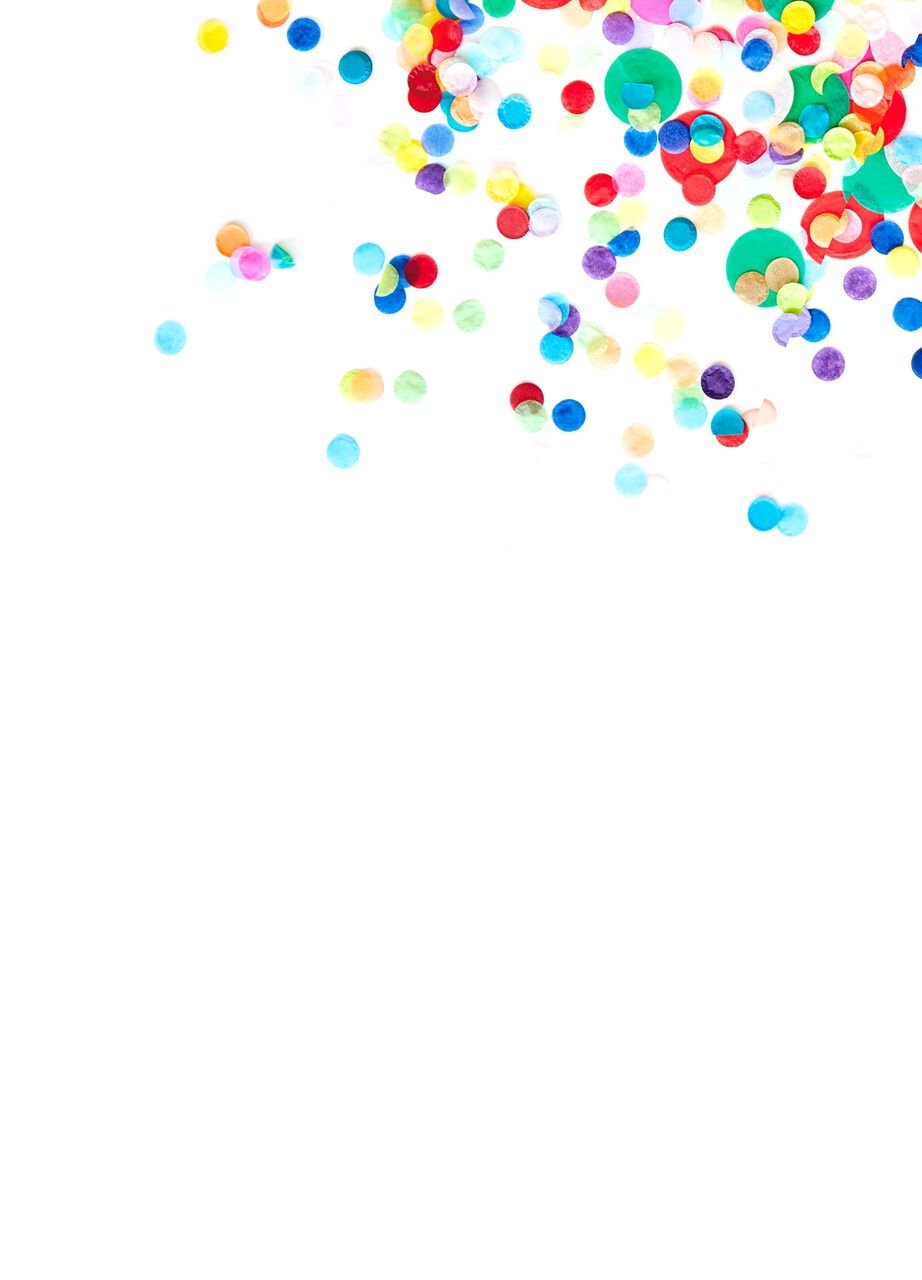Birthday Confetti Personalized Cover