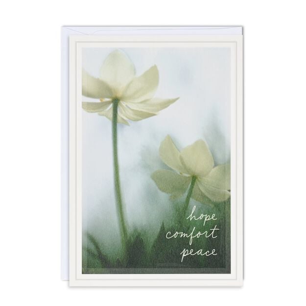 Hope, Comfort, Peace Sympathy Card