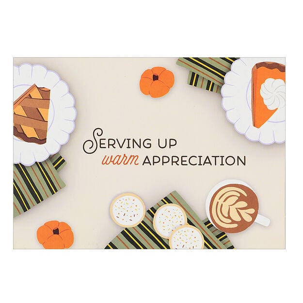 Warm Appreciation Thanksgiving Card