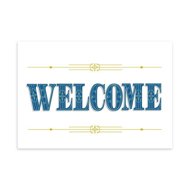 Regal Welcome Card