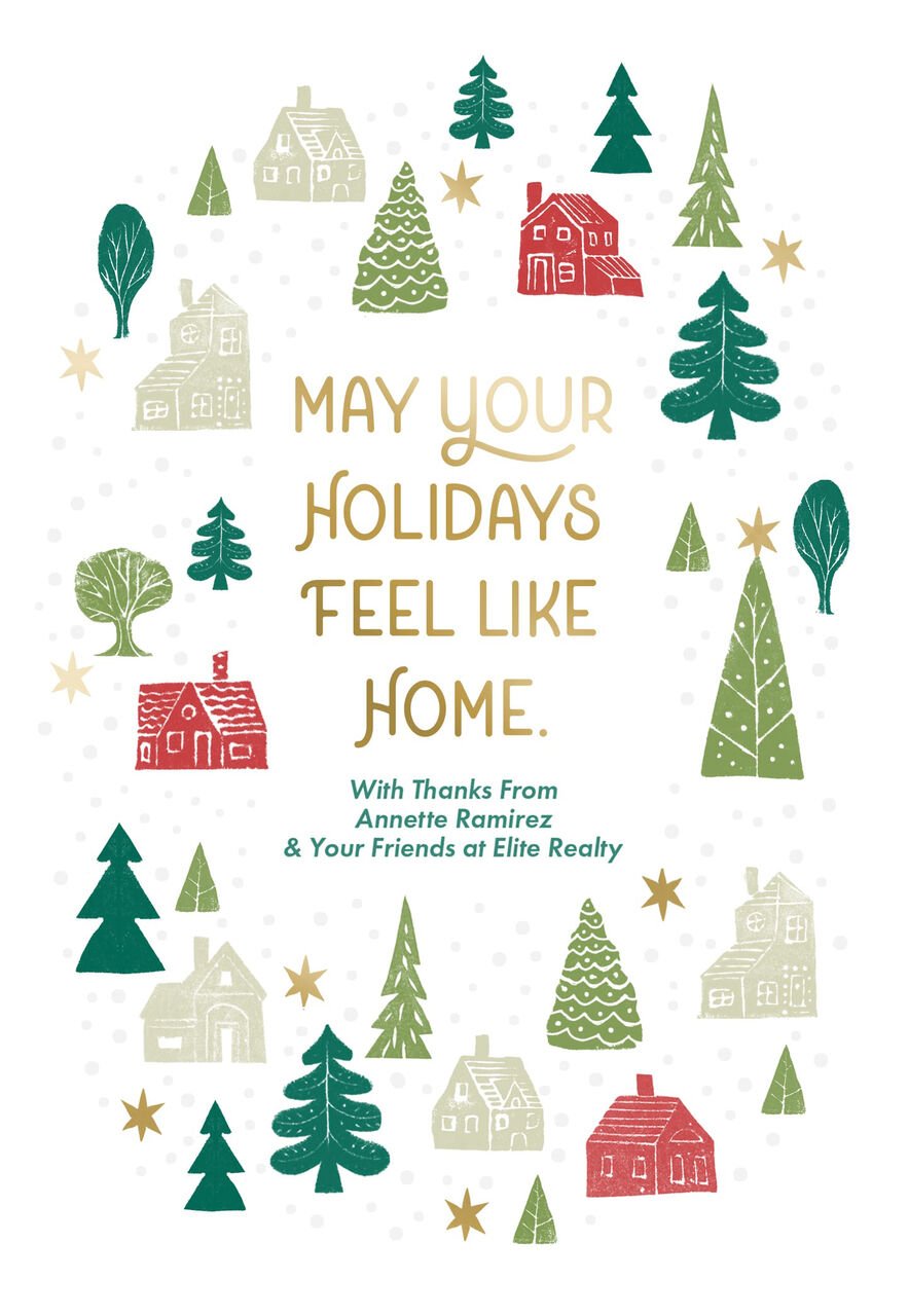 Feels Like Home Customizable Cover Holiday Card