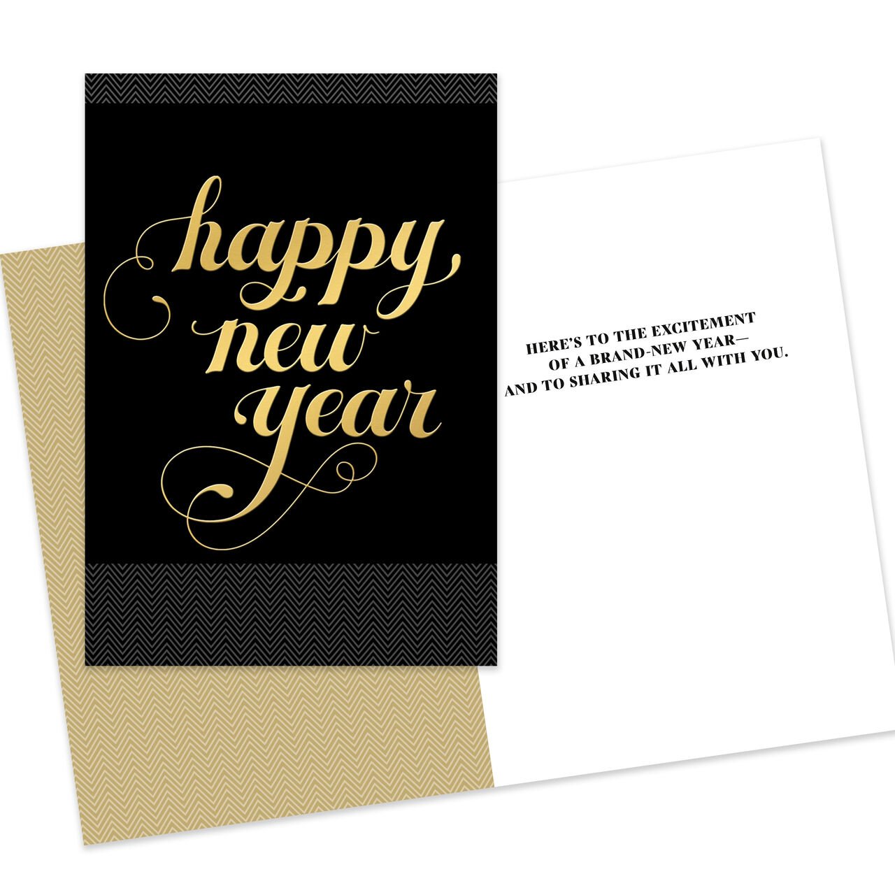 Bright Year Ahead Assorted Happy New Year Cards 10 Pack image number 5