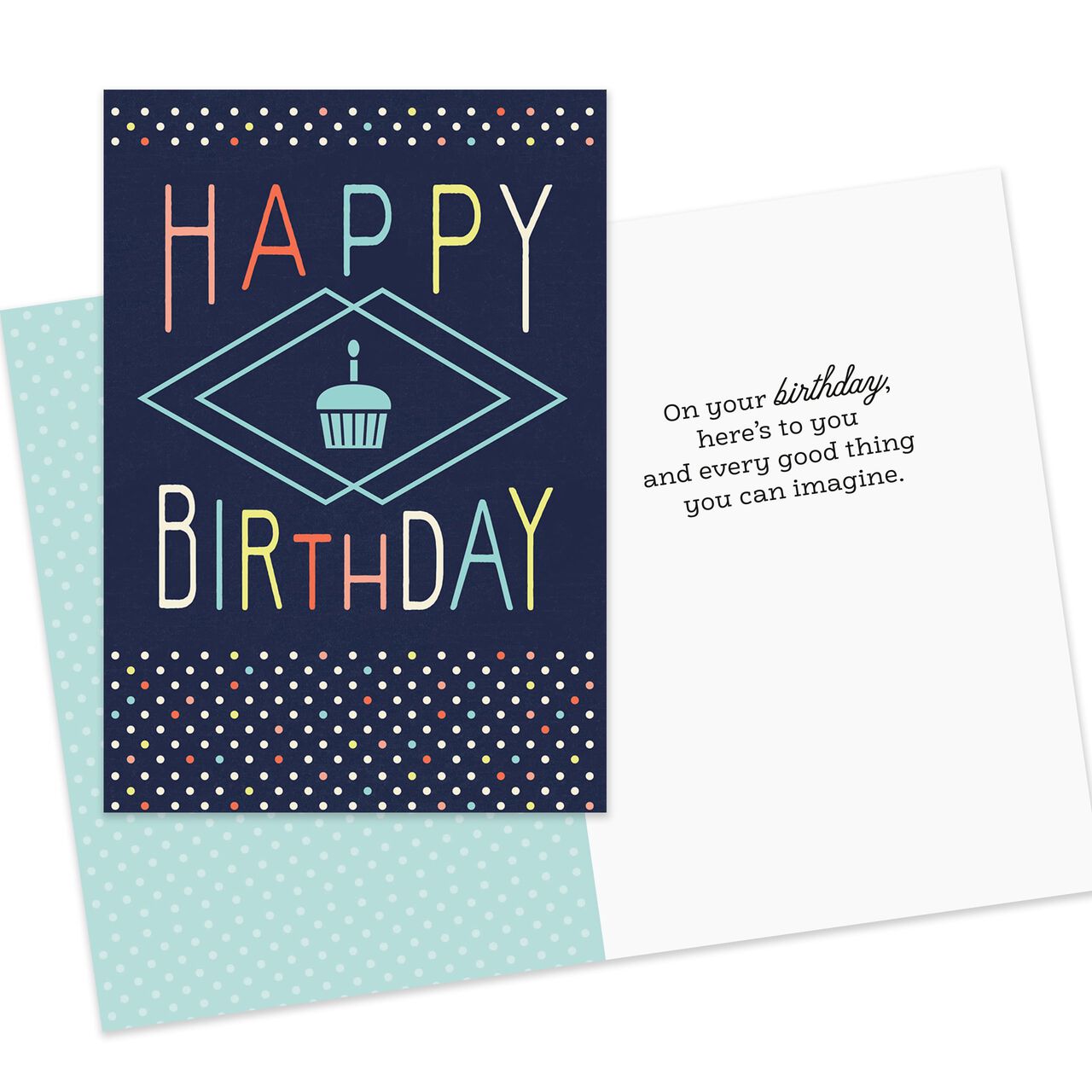 Colorful Birthday Assorted Birthday Cards 10 Pack image number 5