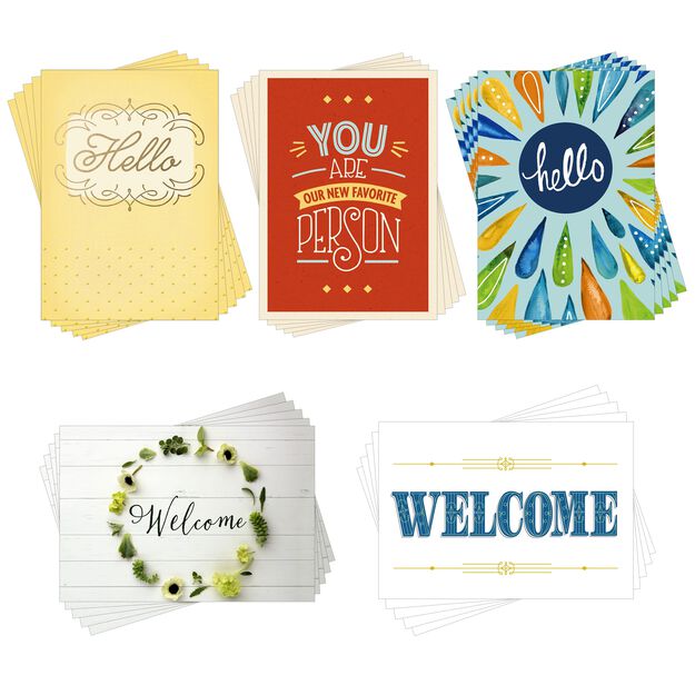 Workplace & Team Assorted Welcome Cards 25 Pack