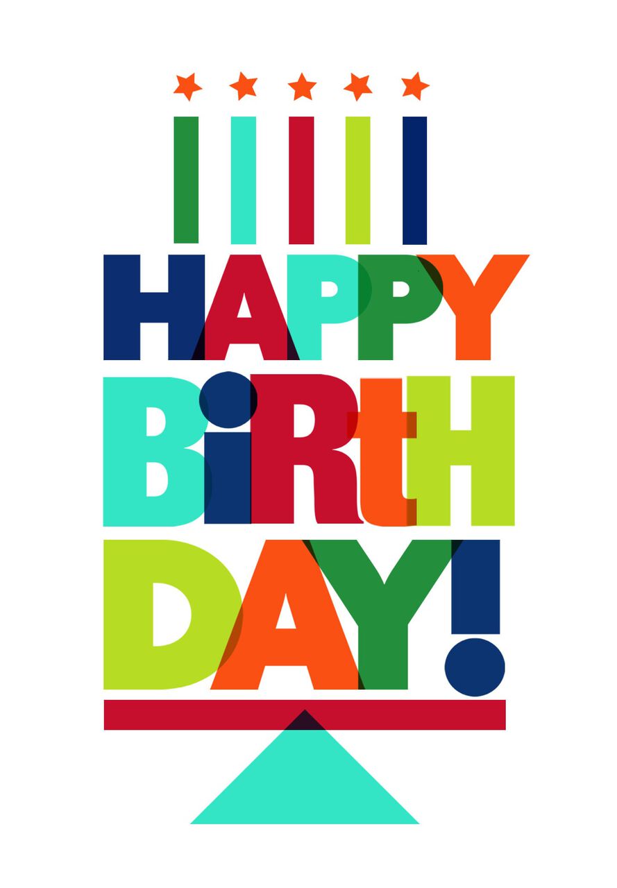 Happy Birthday Letter Cake Birthday Card