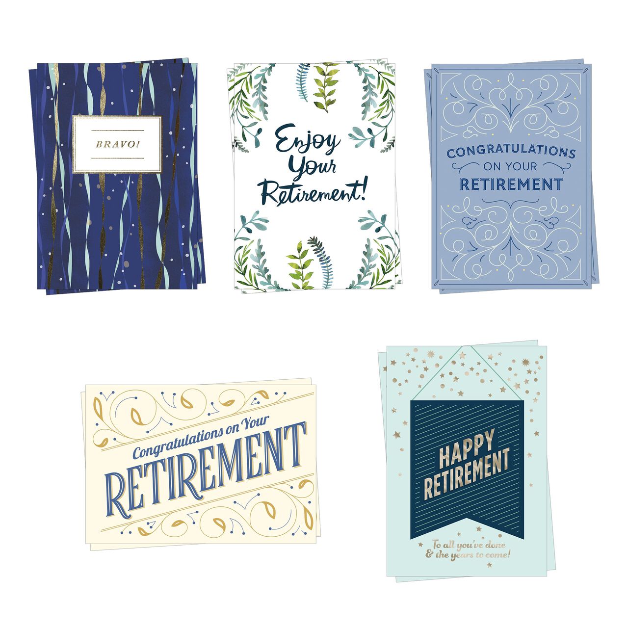 Retirement Fireworks Assorted Retirement Cards 10 Pack image number 0