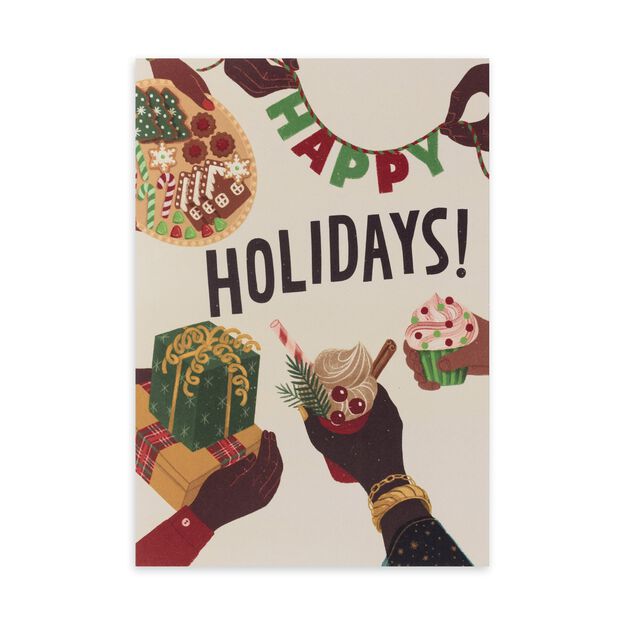 Gifts & Sharing Happy Holidays Card