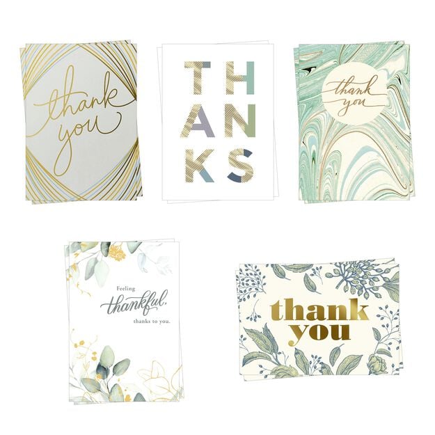 Classic Appreciation Assorted Thank You Cards 10 Pack