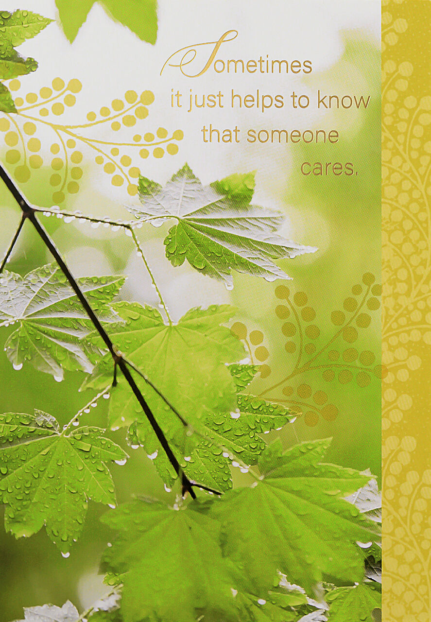 Peaceful Maple Thinking of You Card