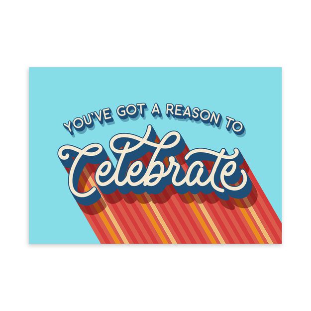 Reason to Celebrate Congratulations Card