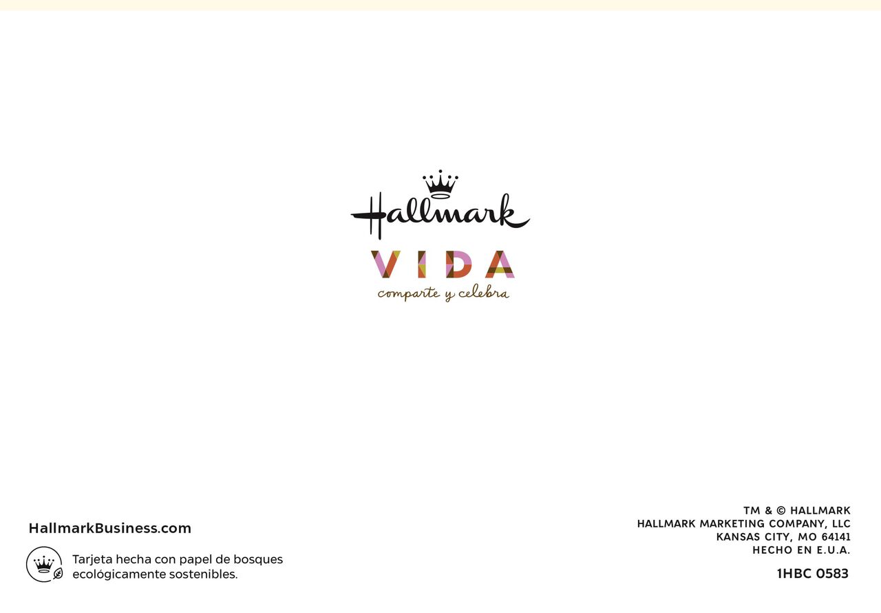 Colorful Lettering Spanish Thank You Card