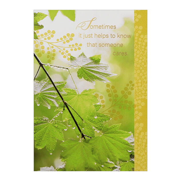 Peaceful Maple Thinking of You Card
