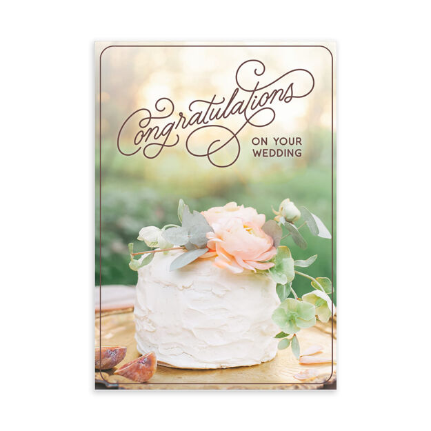 Congratulations on Your Wedding Card