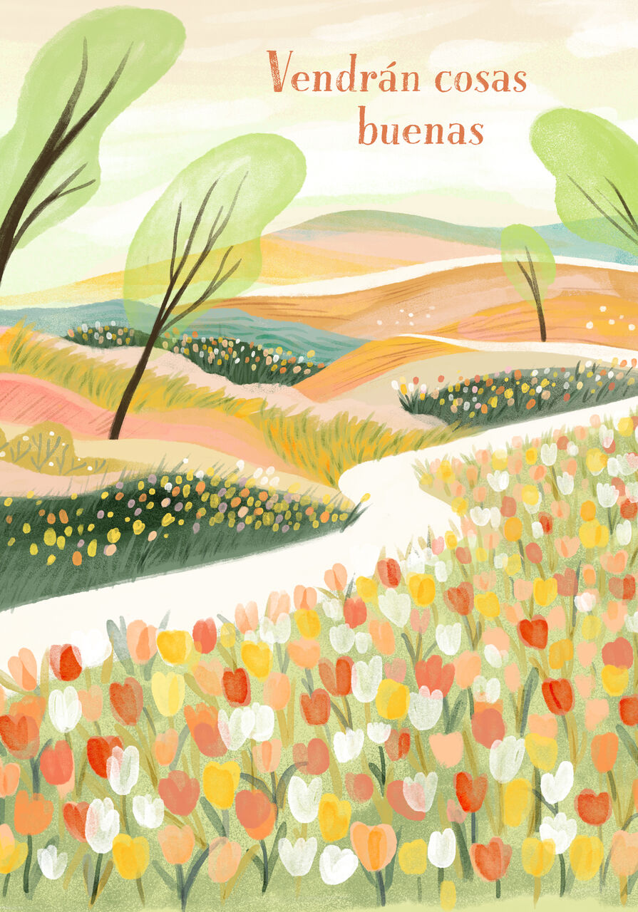 Good Things Ahead Spanish Encouragement Card