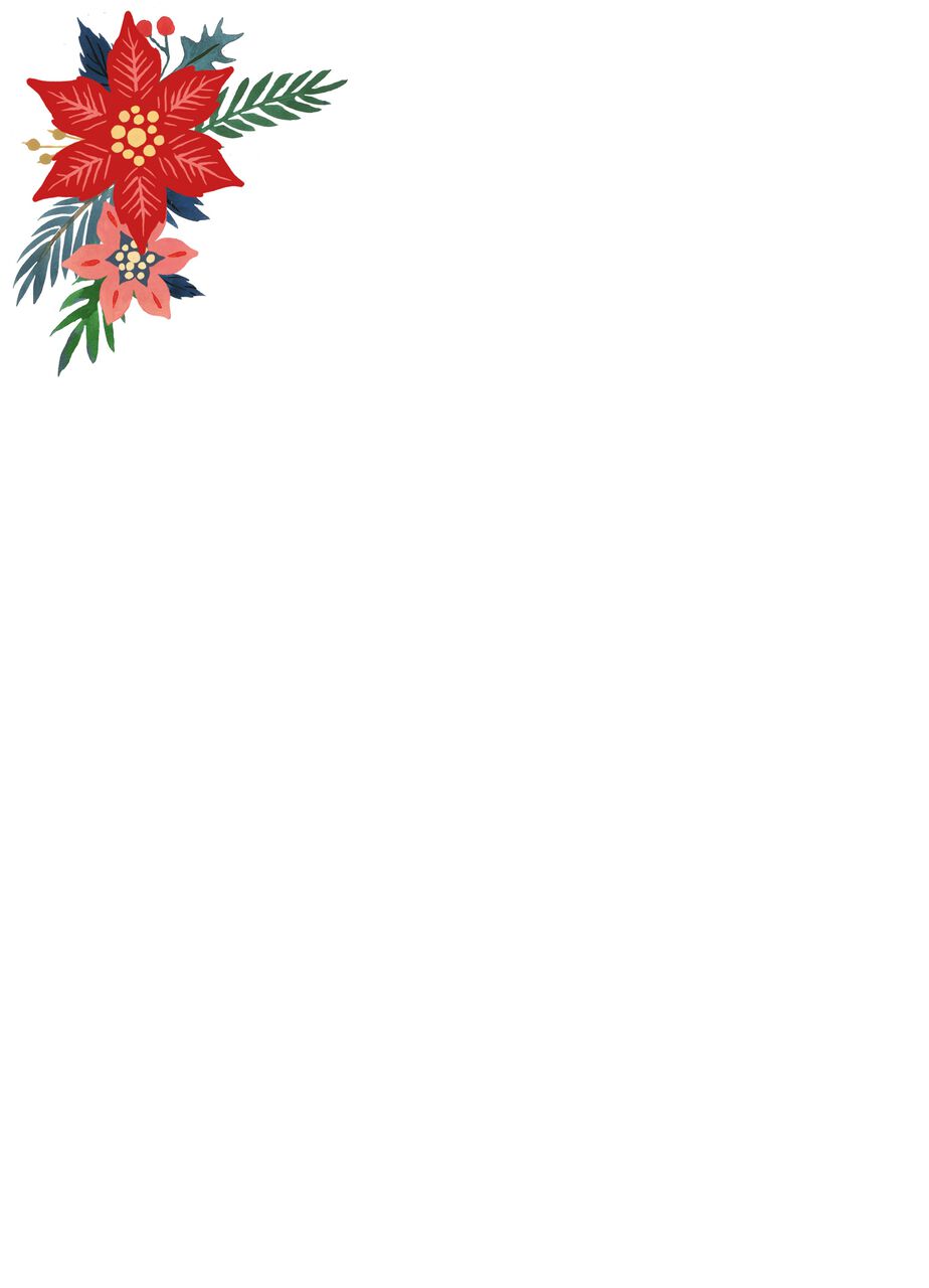 Pine-Framed Feliz Navidad Spanish Christmas Card