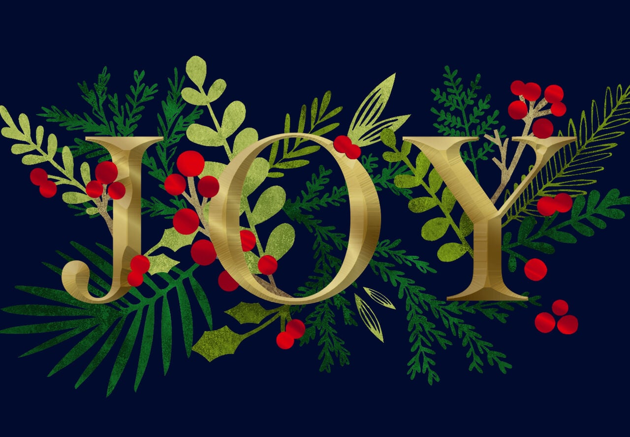 Seasonal Sprigs Holiday Card
