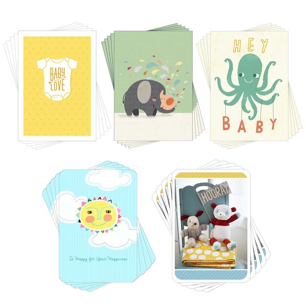 Baby, Adoption, Grandbaby Assorted Cards 25 Pack