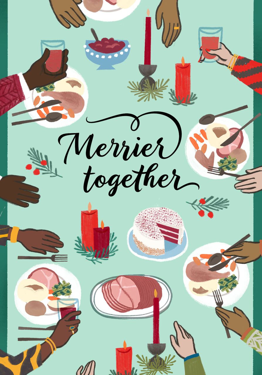 Merrier Together Holiday Card