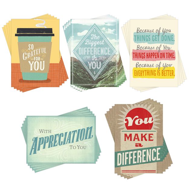 Star Qualities Assorted Employee Appreciation Cards 25 Pack