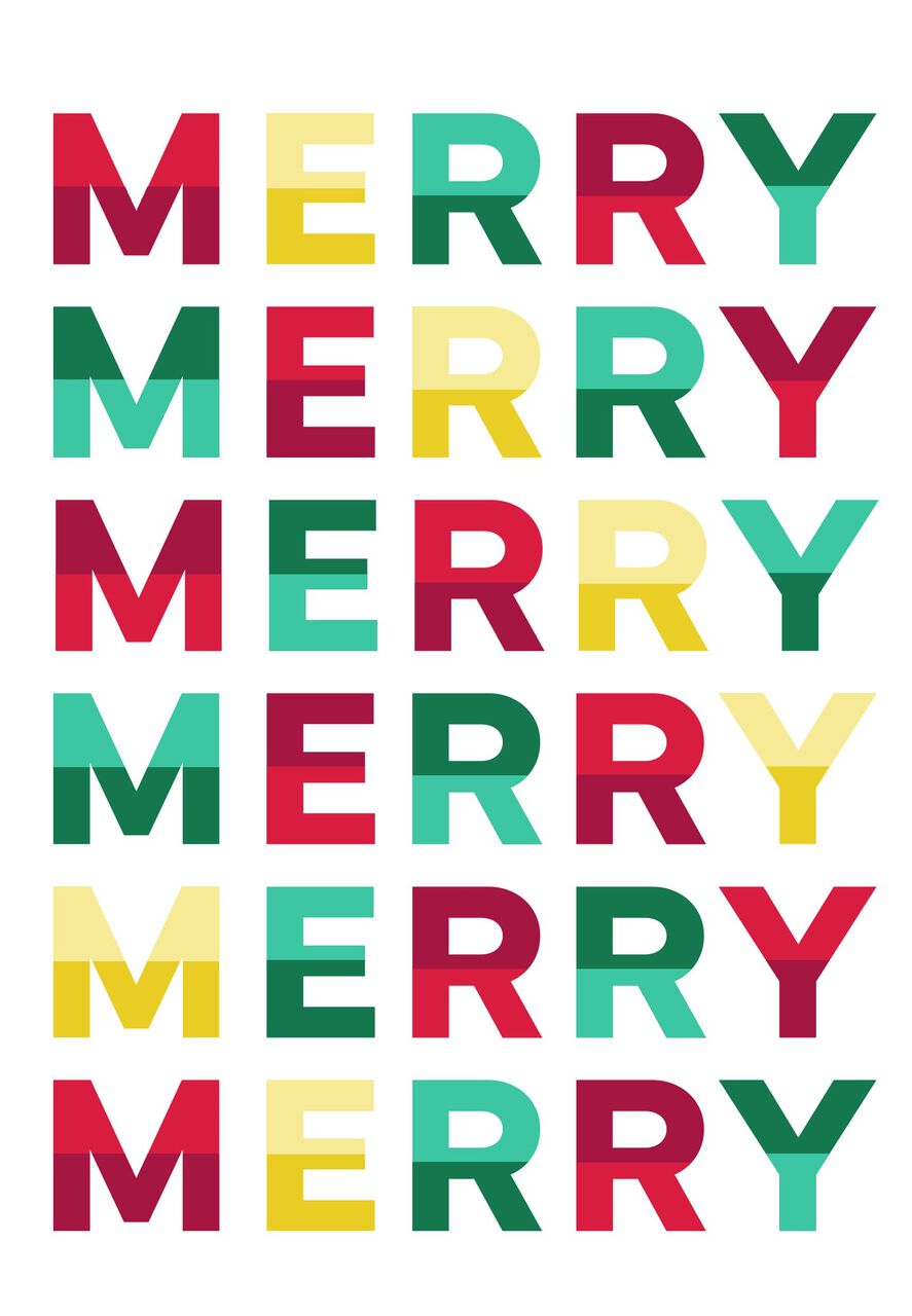 Merry, Merry, Merry Christmas Cards
