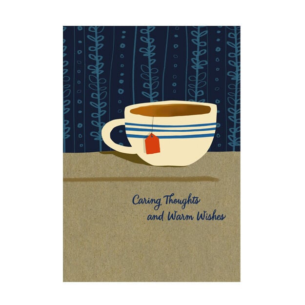 Cup of Tea Caring Thoughts Card