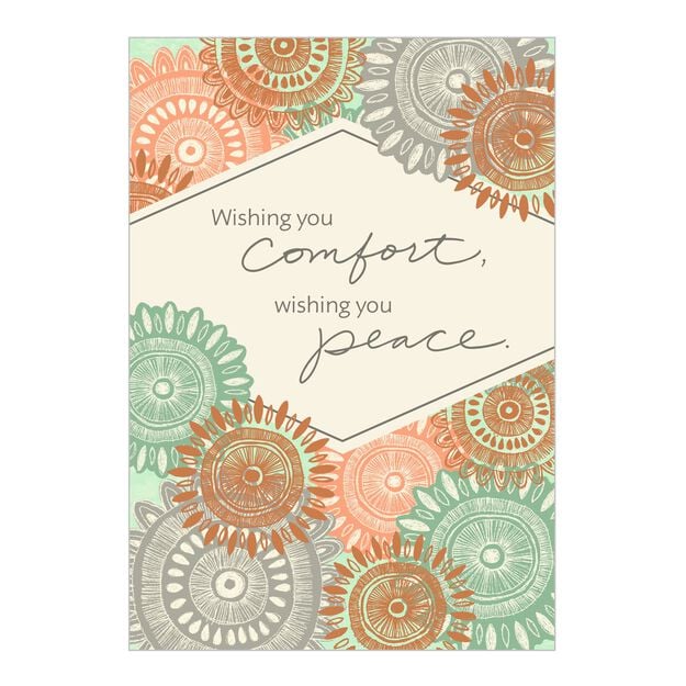 Comfort & Peace Sympathy Card