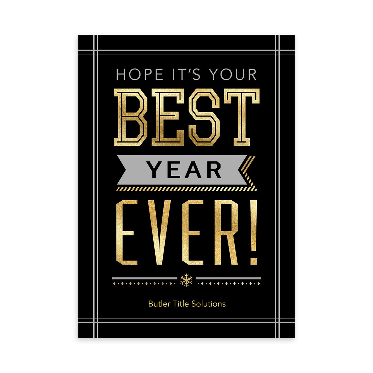 Your Best Year Ever Customizable New Year Card image number 0